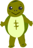 Cartoon Turtle Character Clip Art